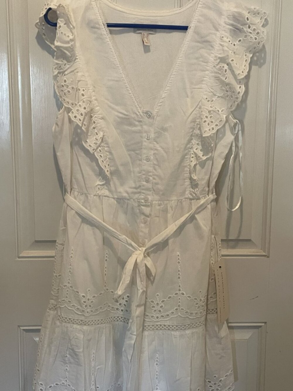 NWT Adrianna Papell Short Eyelet Dress Size 12